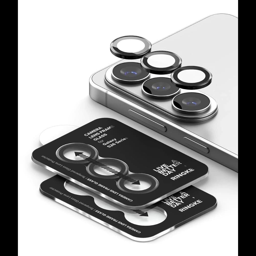 Ringke Camera Frame Protector Samsung Galaxy S26 / S26+ Plus Black [2 PACK] - 4