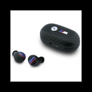 BMW Drahtlose In-Ear Bluetooth TWS Kopfhörer Carbon Metall Logo ENC schwarz