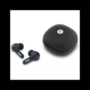 BMW Drahtlose In-Ear Bluetooth TWS Kopfhörer Leder Metall Logo ENC schwarz