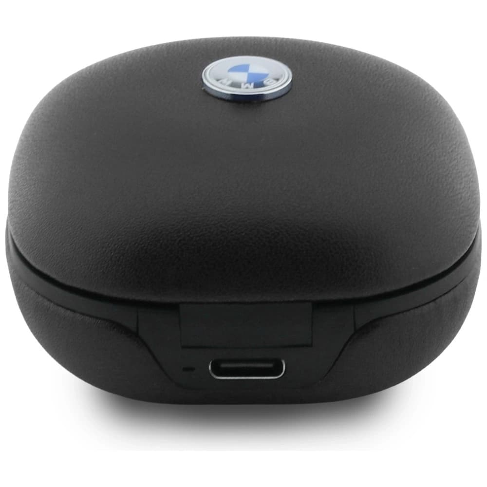 BMW Wireless in-ear Bluetooth TWS headphones Leather Metal Logo ENC black - 4