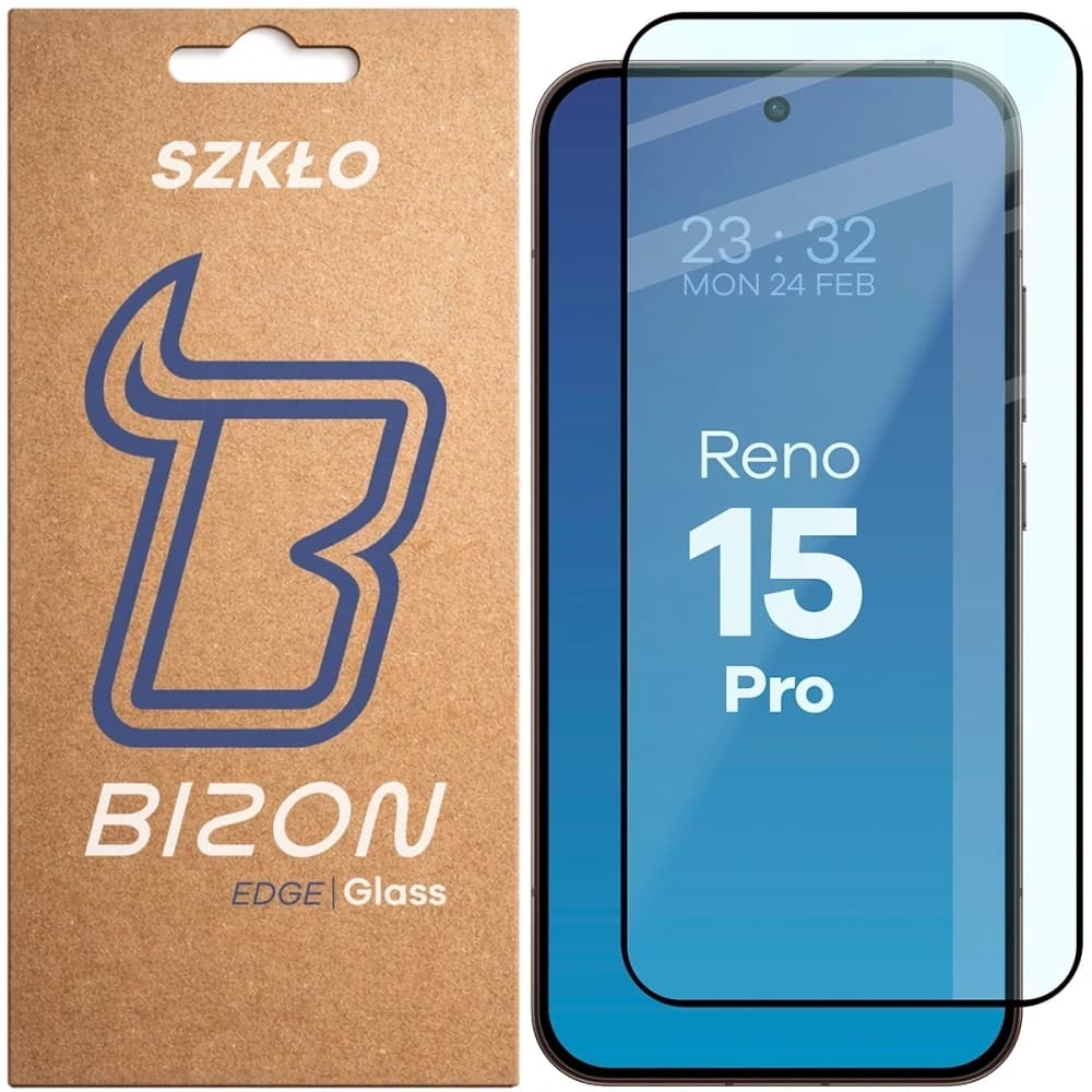 Bizon Glass Edge 2 Oppo Reno 15 Pro schwarzer Rahmen
 - 1