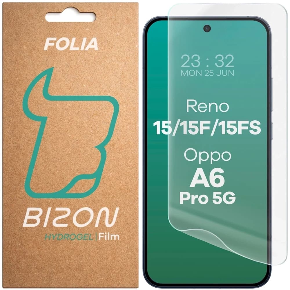 Bizon Glass Hydrogel Front Oppo Reno 15 / 15 F / 15 FS / A6 Pro 5G - 1