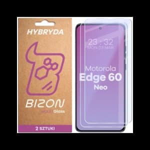 Bizon Glass Mule Duo Motorola Edge 60 Neo [2 PACK]