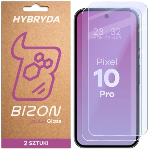 Bizon Glass Mule Duo Samsung Google Pixel 10 Pro [2 PACK]
