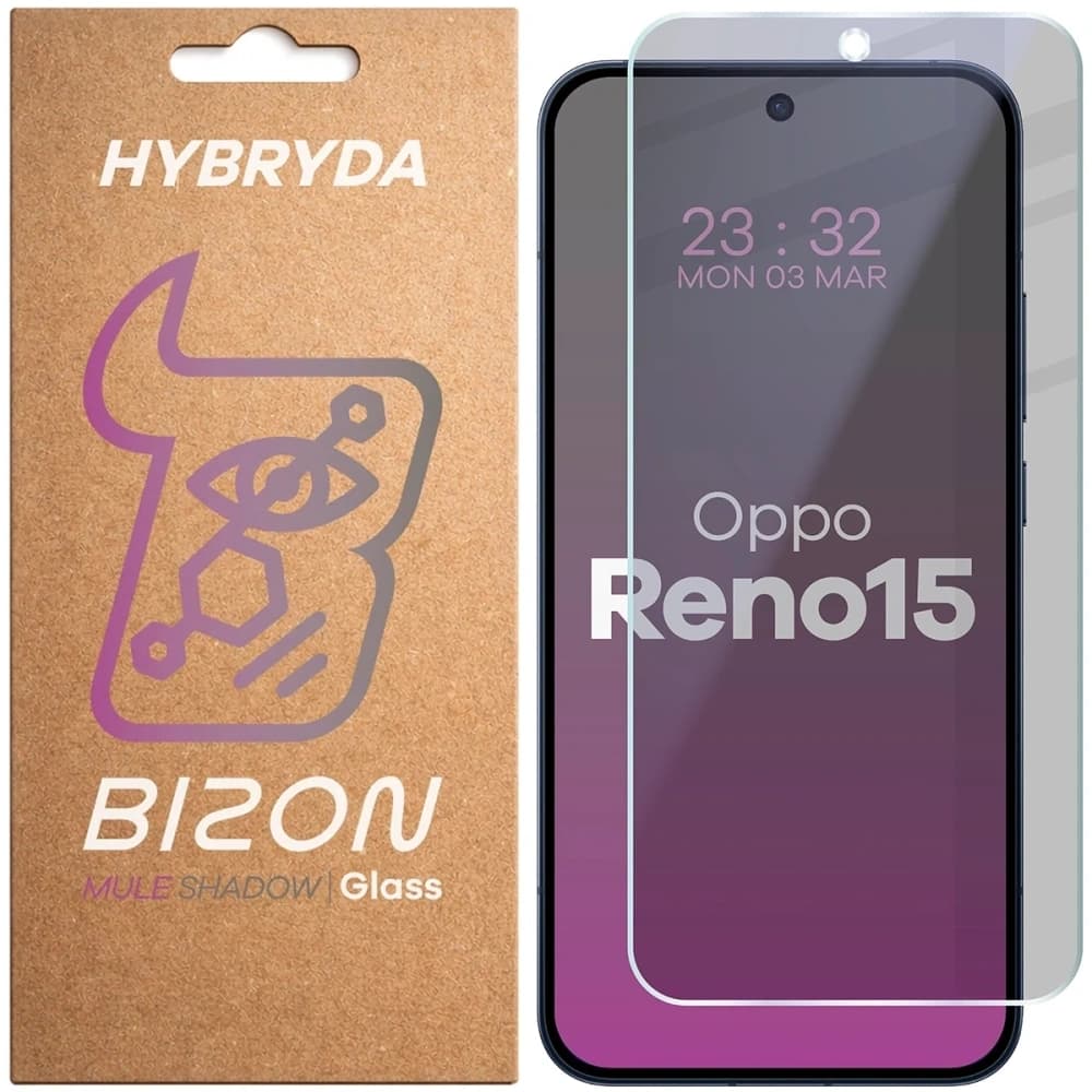 Bizon Glass Mule Shadow Oppo Reno 15 matte - 1