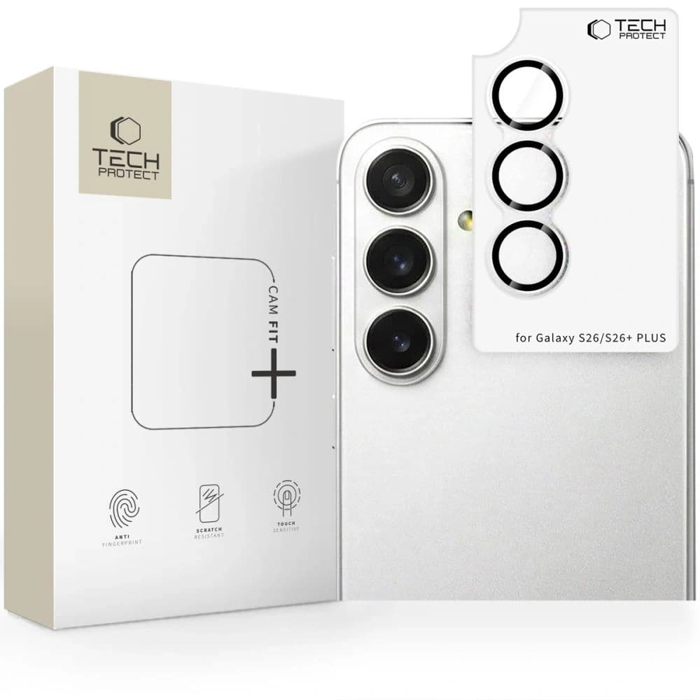 Tech-Protect Camring Fit+ Samsung Galaxy S26 / S26+ Plus Clear - 1