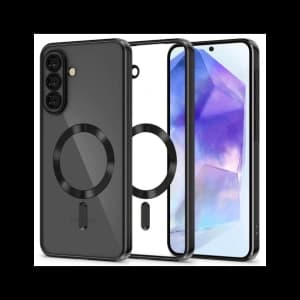Etui Tech-Protect Magflex MagSafe do Samsung Galaxy A57 5G Shiny Black