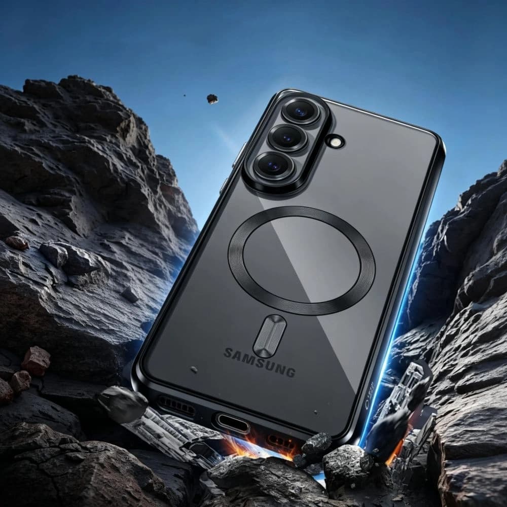 Tech-Protect Magflex MagSafe Samsung Galaxy A57 5G Shiny Black - 3