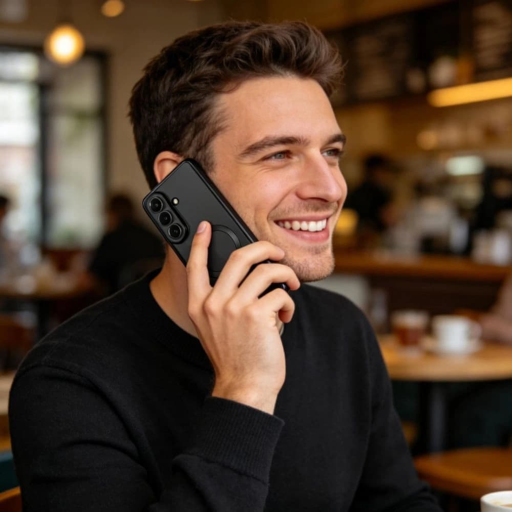 Tech-Protect Magflex MagSafe Samsung Galaxy A57 5G Shiny Black - 5