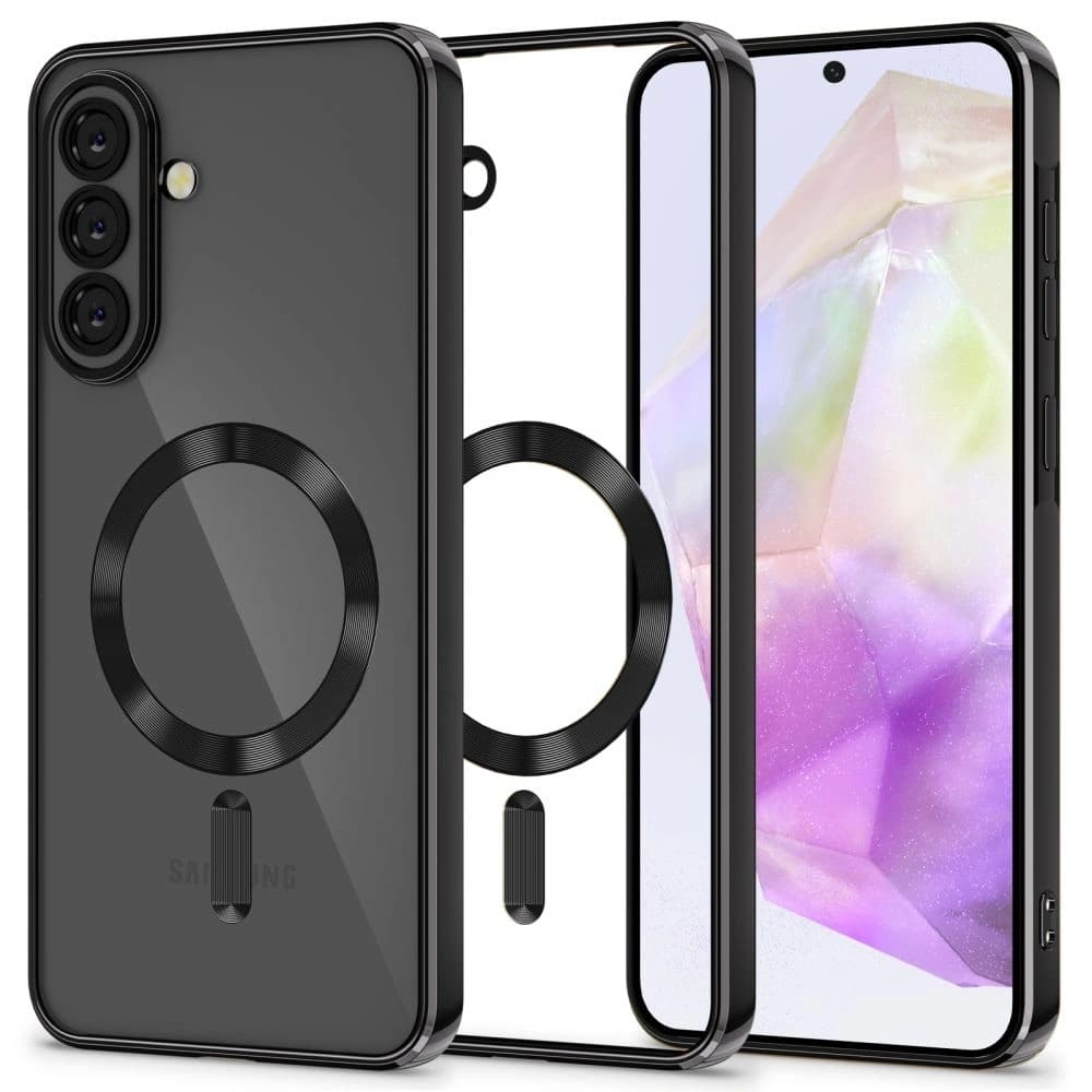 Tech-Protect Magflex MagSafe Samsung Galaxy A37 5G Shiny Black - 1