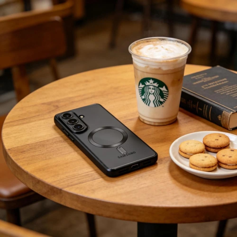 Tech-Protect Magflex MagSafe Samsung Galaxy A37 5G Shiny Black - 3