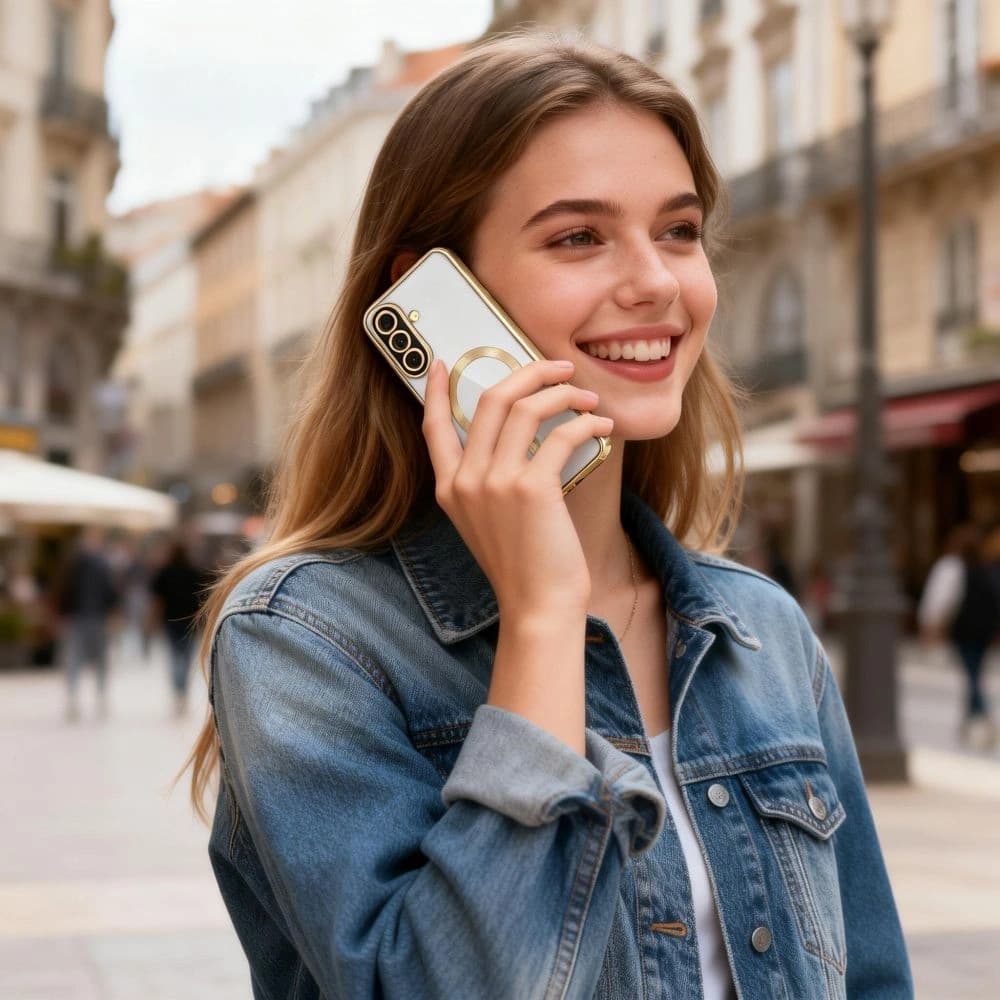 Tech-Protect Magflex MagSafe Samsung Galaxy A37 5G Glänzend Gold
 - 5