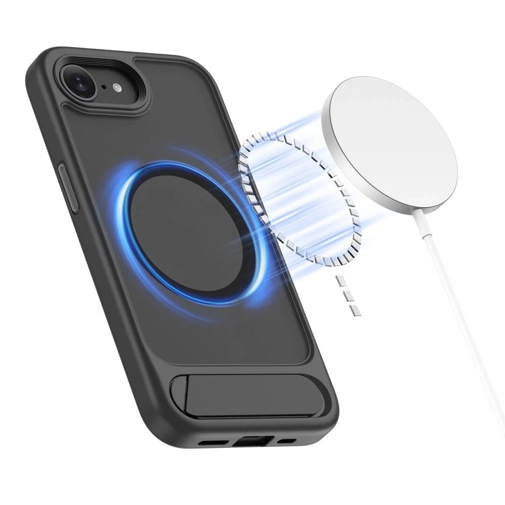 Tech-Protect MagRack MagSafe Apple iPhone 17e / 16e Matt Schwarz
 - 2