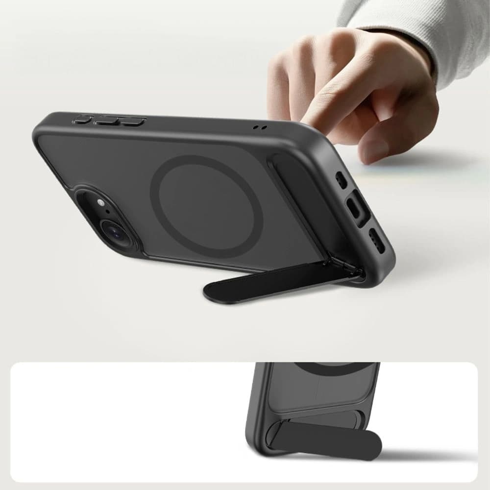 Tech-Protect MagRack MagSafe Apple iPhone 17e / 16e Matt Schwarz
 - 4