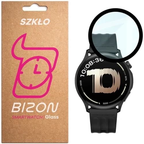 Bizon Glass Watch Edge Hybrid OnePlus Watch Lite 45 mm black