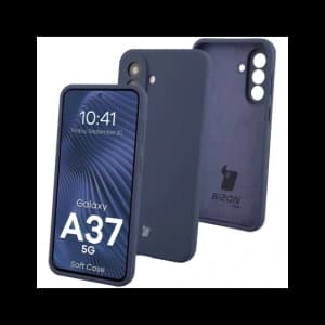 Bizon Soft Case Samsung Galaxy A37 5G dark blue
