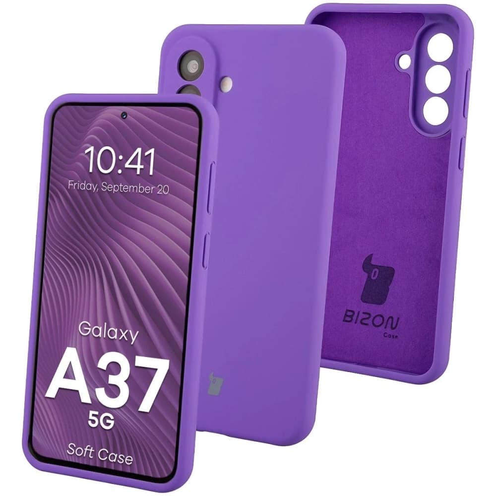 Bizon Soft Case Samsung Galaxy A37 5G purple - 1