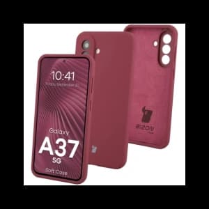 Bizon Soft Case Samsung Galaxy A37 5G dark purple