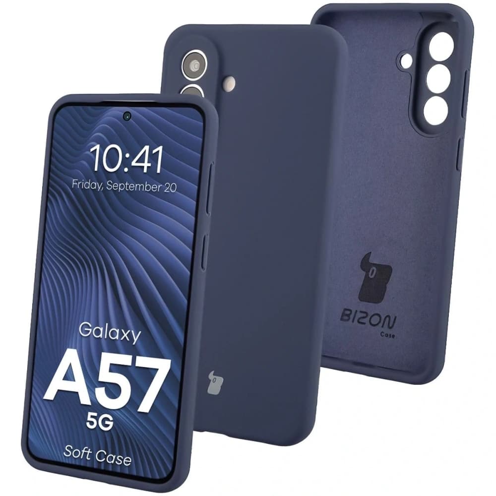 Bizon Soft Case Samsung Galaxy A57 5G dark blue - 1