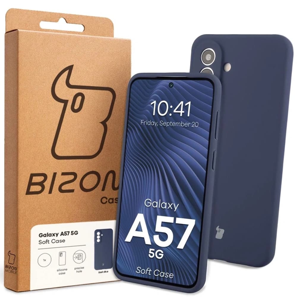 Bizon Soft Case Samsung Galaxy A57 5G dark blue - 7