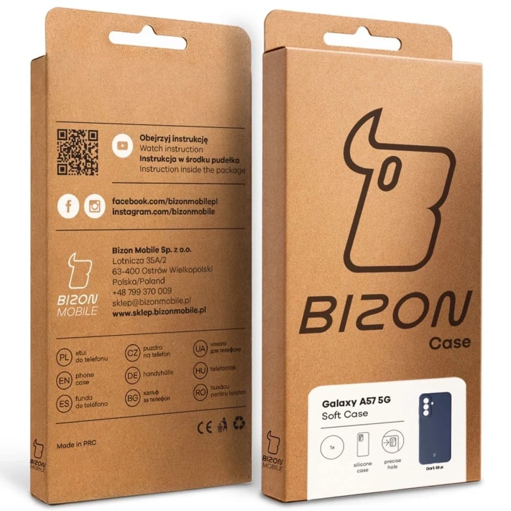 Bizon Soft Case Samsung Galaxy A57 5G dark blue - 8