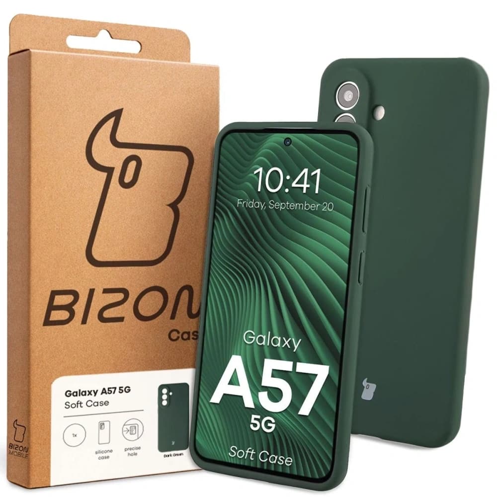 Bizon Soft Case Samsung Galaxy A57 5G dark green - 7