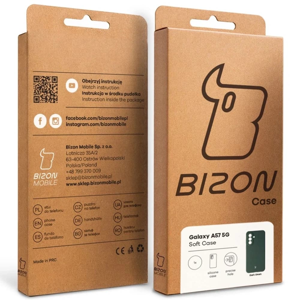Bizon Soft Case Samsung Galaxy A57 5G dark green - 8