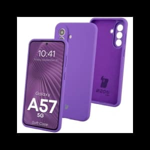 Bizon Soft Case Samsung Galaxy A57 5G purple