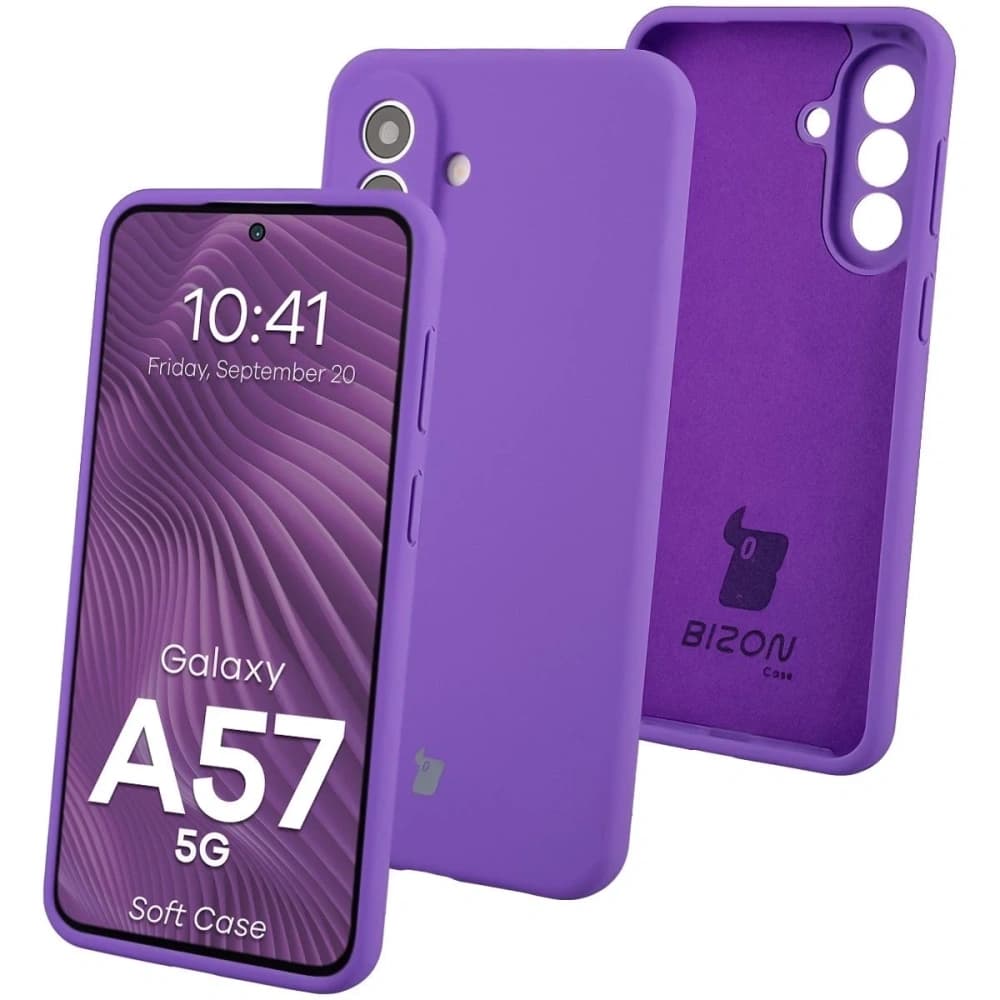 Bizon Soft Case Samsung Galaxy A57 5G purple - 1