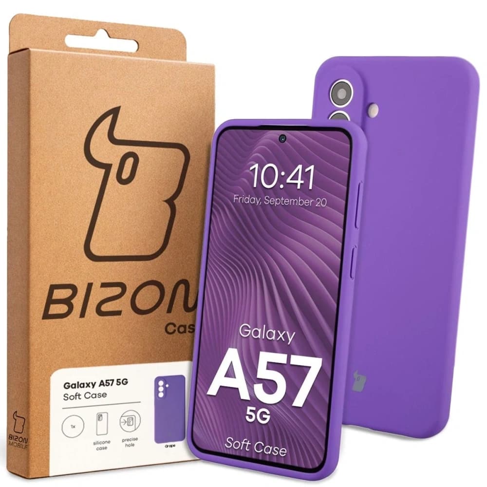 Bizon Soft Case Samsung Galaxy A57 5G purple - 7