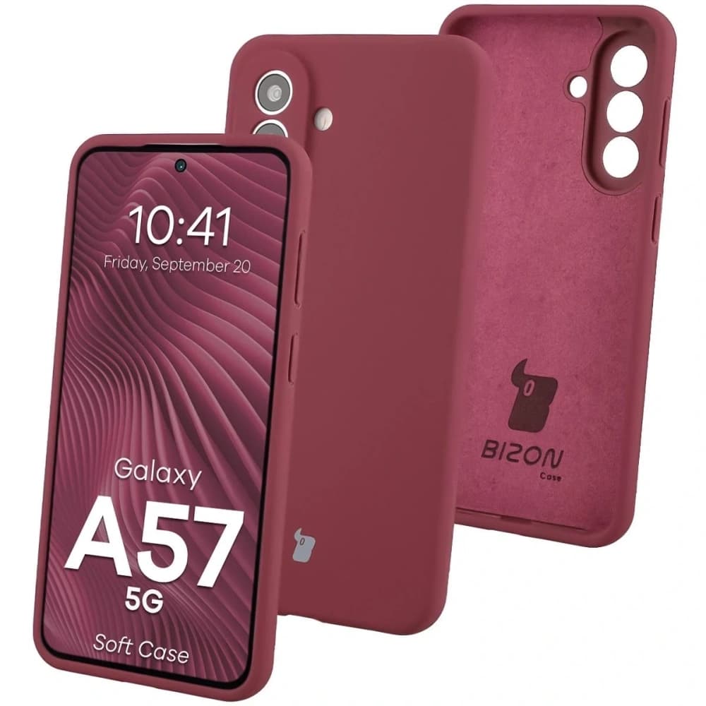 Bizon Soft Case Samsung Galaxy A57 5G dark purple - 1