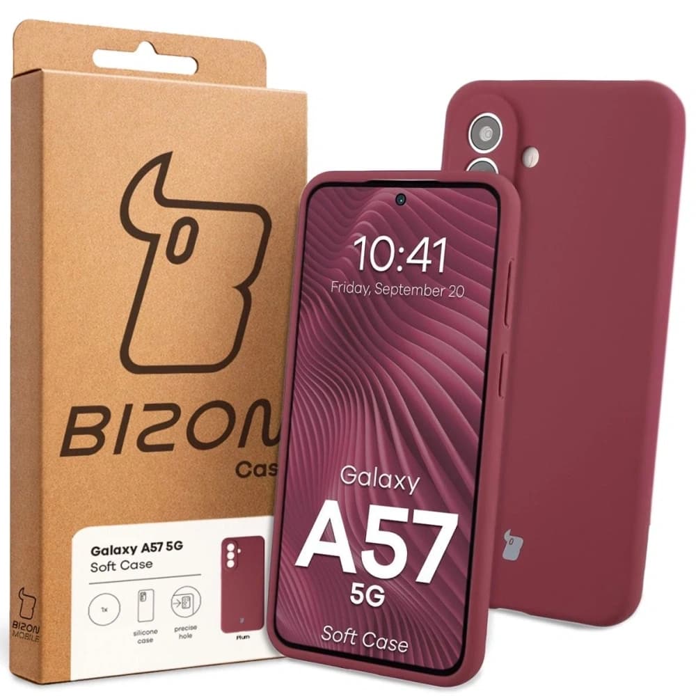 Bizon Soft Case Samsung Galaxy A57 5G dark purple - 7