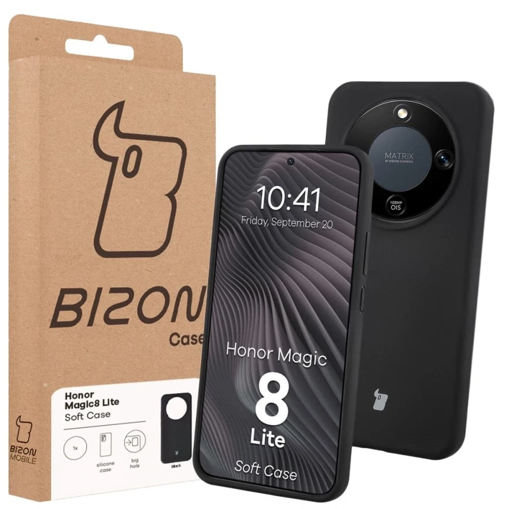 Bizon Soft Case Honor Magic8 Lite black - 7
