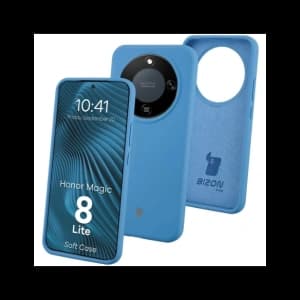 Bizon Soft Case Honor Magic8 Lite blau
