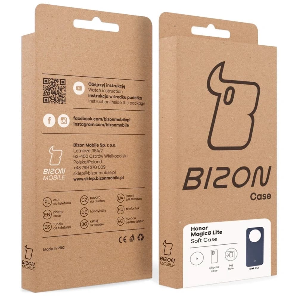Bizon Soft Case Honor Magic8 Lite dark blue - 8