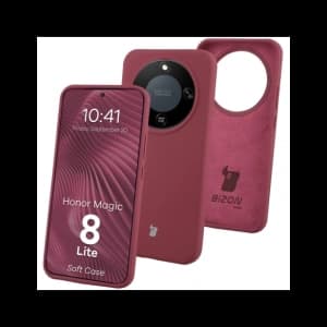 Bizon Soft Case Honor Magic8 Lite dunkelviolett
