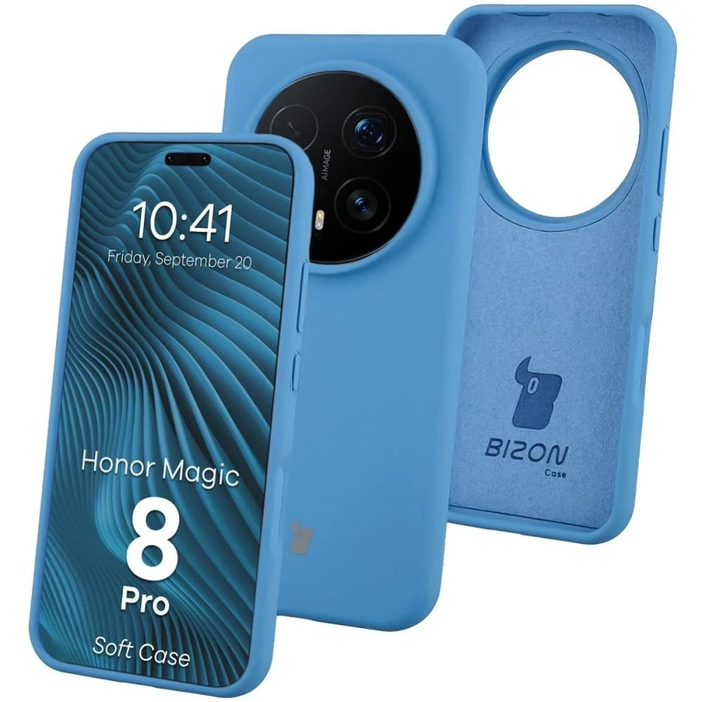 Bizon Soft Case Honor Magic8 Pro blue - 1
