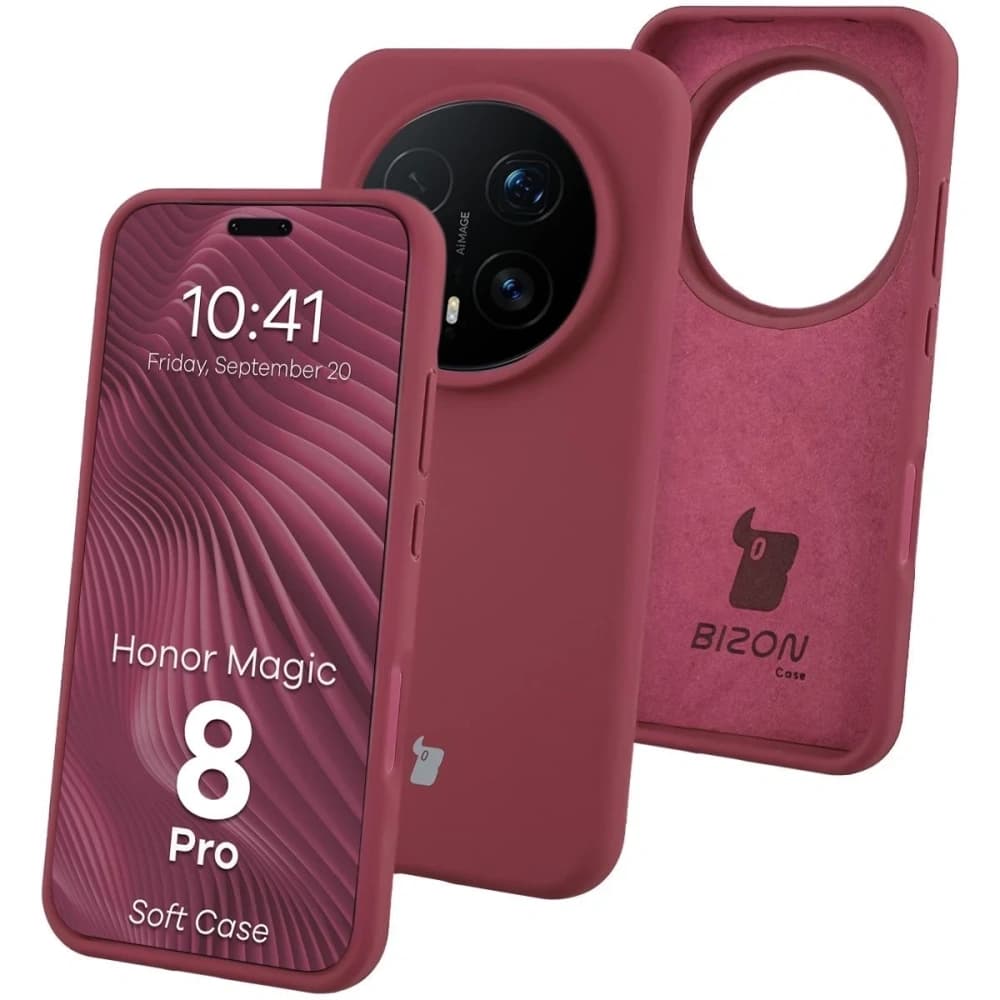 Bizon Soft Case Honor Magic8 Pro dunkelviolett
 - 1