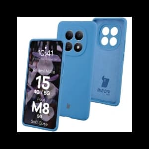 Bizon Soft Case Xiaomi Redmi Note 15 / POCO M8 5G blau
