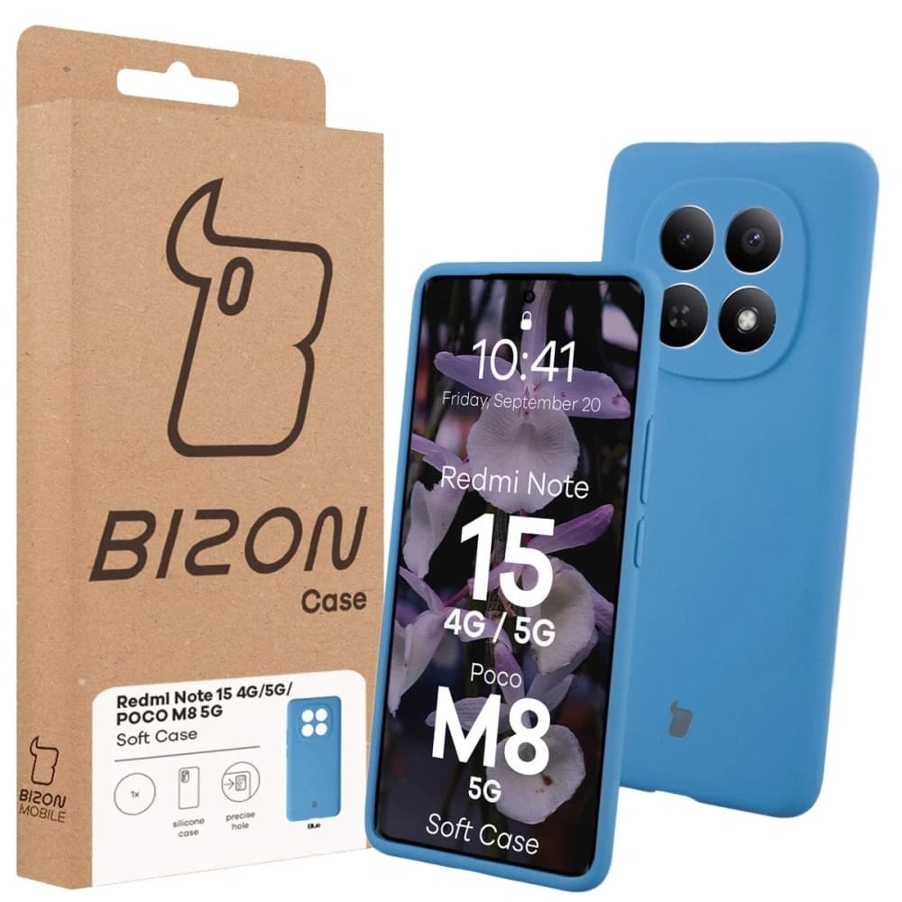 Bizon Soft Case Xiaomi Redmi Note 15 / POCO M8 5G blue - 7