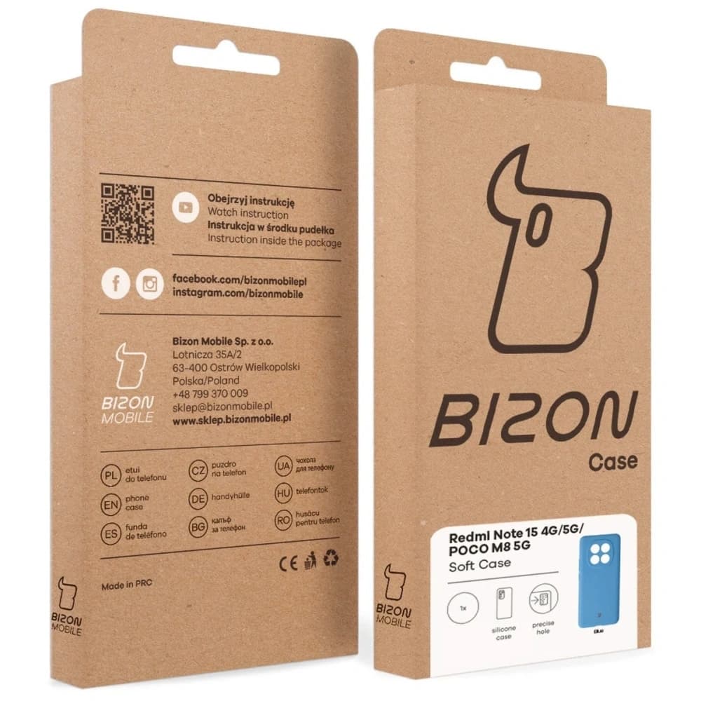 Bizon Soft Case Xiaomi Redmi Note 15 / POCO M8 5G blue - 8