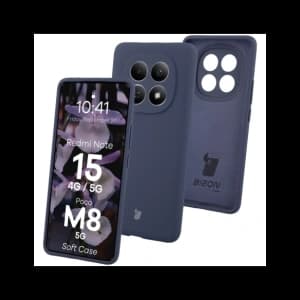 Bizon Soft Case Xiaomi Redmi Note 15 / POCO M8 5G dunkelblau
