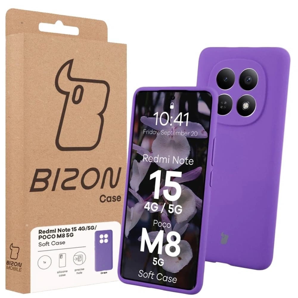 Bizon Soft Case Xiaomi Redmi Note 15 / POCO M8 5G lila
 - 7