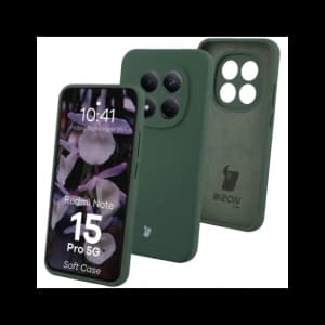 Bizon Soft Case Xiaomi Redmi Note 15 Pro 5G dark green