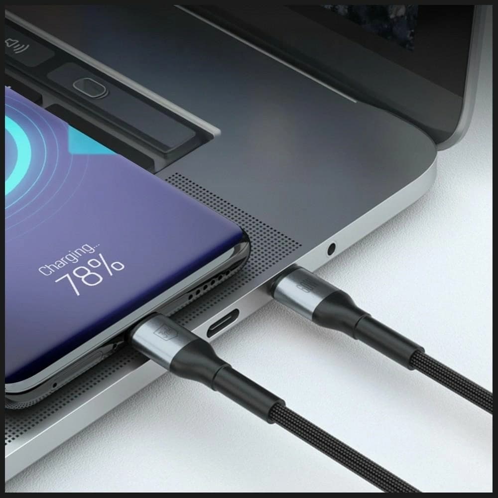 3MK Hyper Cable N-SERIES USB-C / USB-C 3m PD 3.0 QC 3.0 20V/3A 60W black - 4