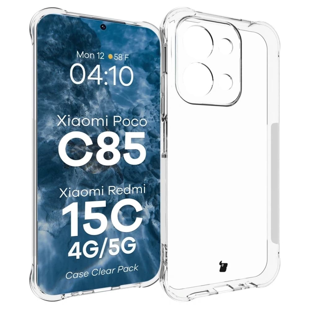 Bizon Case Clear Pack Xiaomi Redmi 15C 4G / 5G / POCO C85 4G - 3