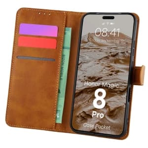 Bizon Case Pocket Honor Magic8 Pro braun
