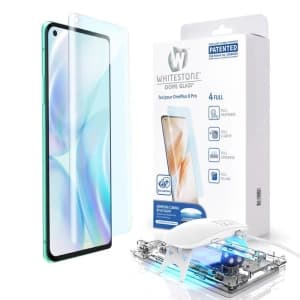 Szkło hartowane z klejem UV Whitestone Dome Glass OnePlus 8 Pro Clear