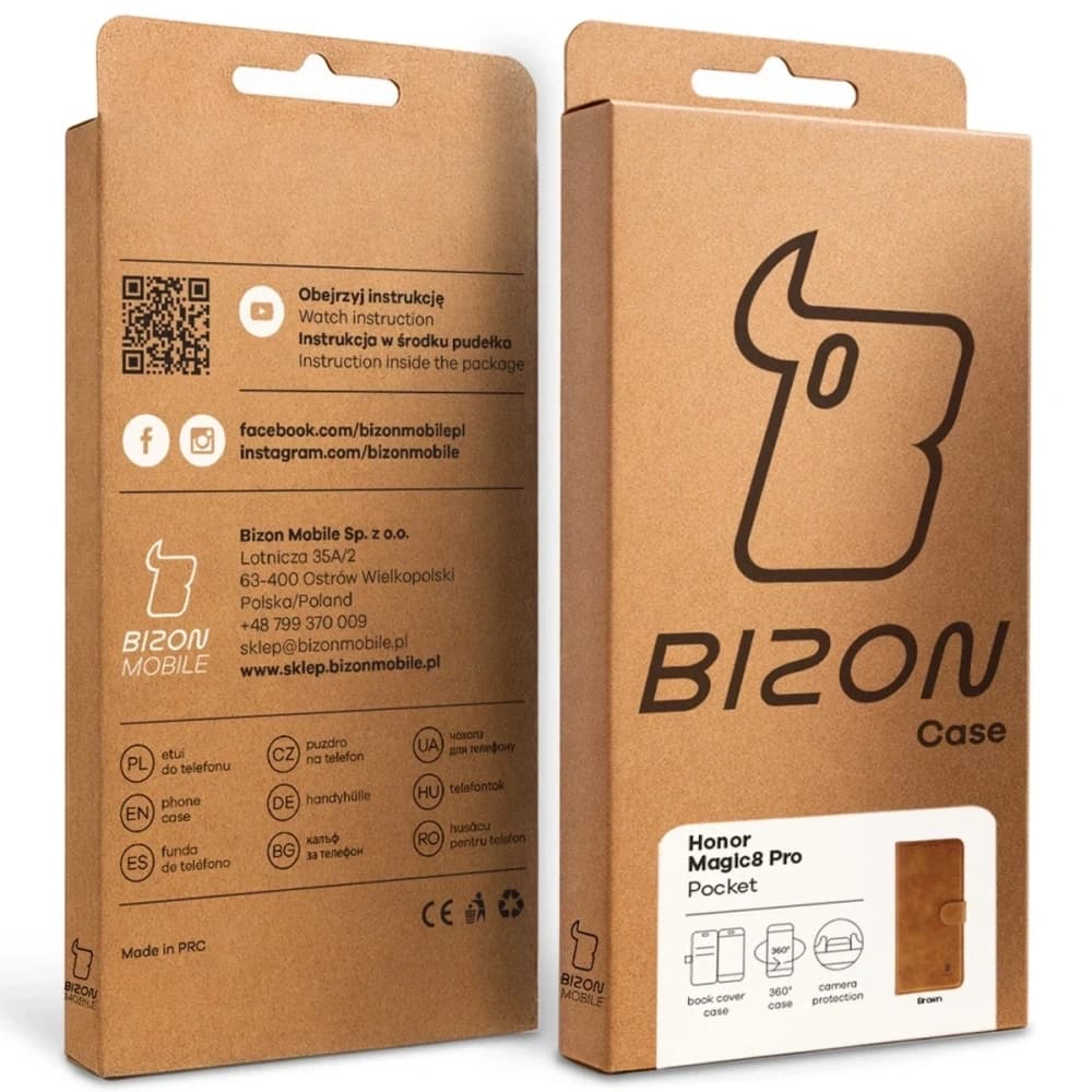 Bizon Case Pocket Honor Magic8 Pro braun
 - 7