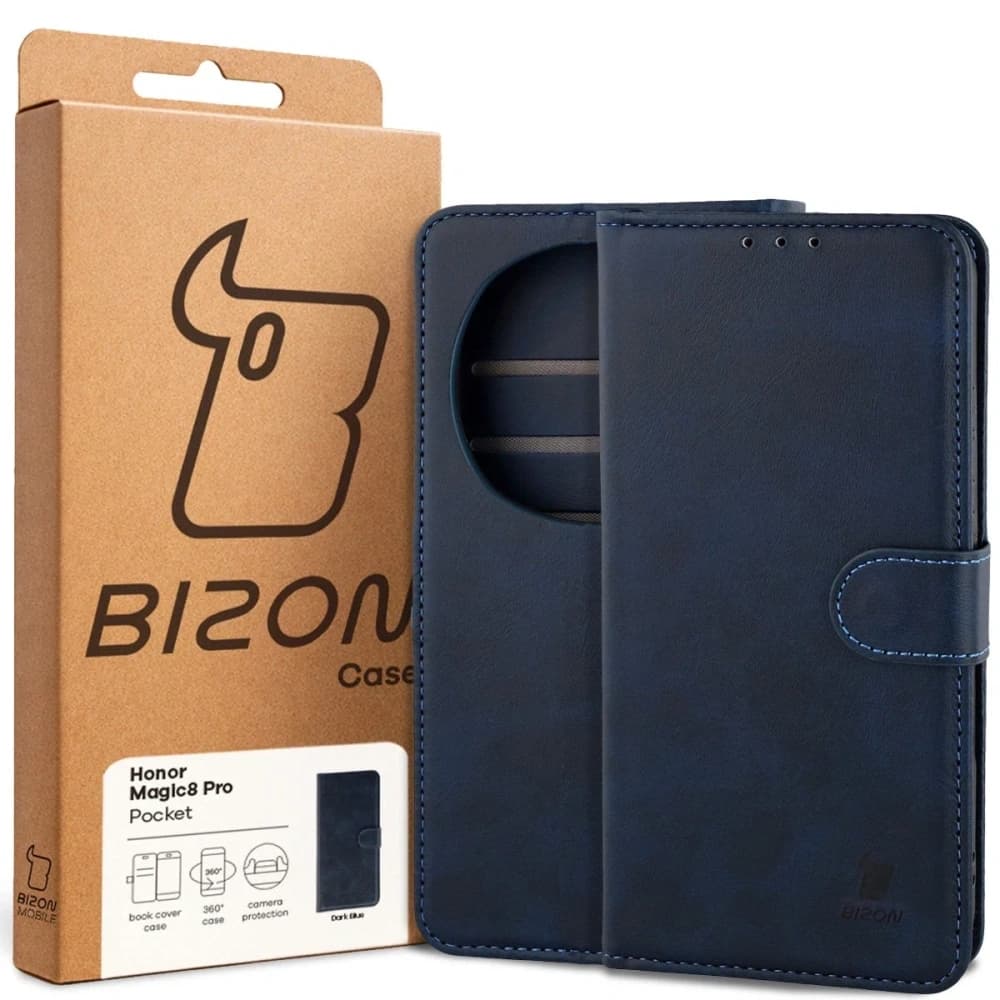 Bizon Case Pocket Honor Magic8 Pro marineblau
 - 6
